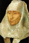 Hans Memling Portrait of an Old Woman oil painting artist